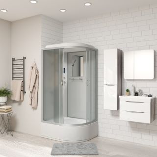 Душевая кабина Niagara NG-2310-14LP 120x80см серебро/матовое